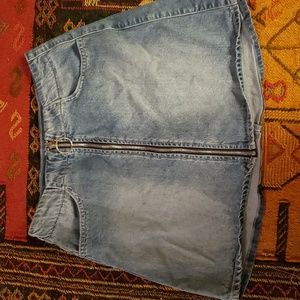 Free!Mini jean skirt